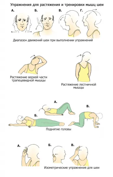 Упражнения для профилактики остеохондроза шейного отдела