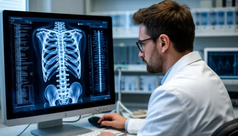 Снимок МРТ позвоночника