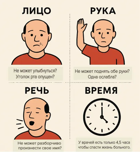 Простой тест на инсульт