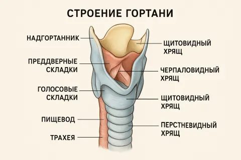Анатомия гортани