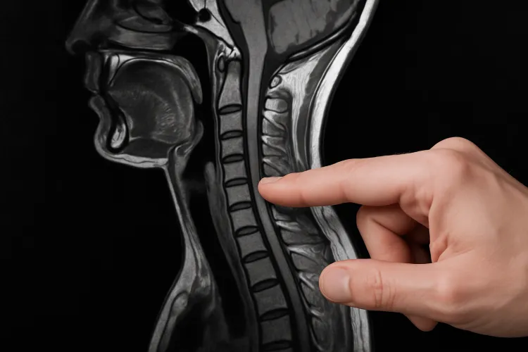 Снимок МРТ шейного отдела позвоночника