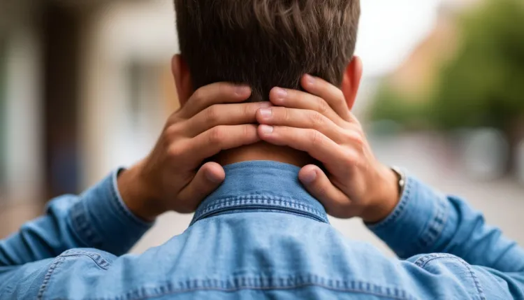 Боль в шее у мужчин